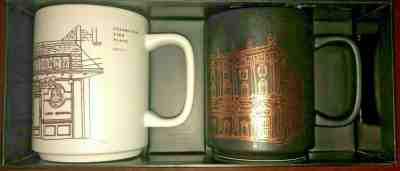 Starbucks 1971 & 2018 Seattle and Milano Milan Reserve Roastery Mug Set - New! - Sold on eBay Nov, 28th 2019 for $40.00