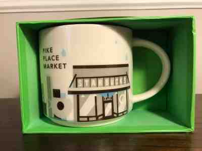 Starbucks "You Are Here" Coffee Mug 14oz- Pike Place Market - Sold on eBay Nov, 28th 2019 for $19.99