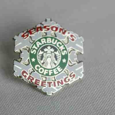 Starbucks Collectible Seasons Greetings Snowflake Pin- VERY RARE! Christmas 2005 - Sold on eBay Nov, 28th 2019 for $39.99