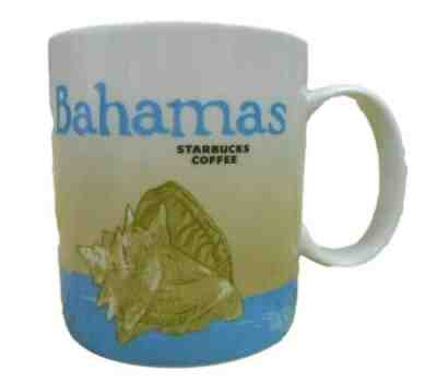 STARBUCKS Coffee Mug BAHAMAS Seashell Global Icon Collector 2015 Series 16 oz EC - Sold on eBay Nov, 28th 2019 for $30.00