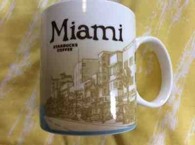 Starbucks Coffee Mug Miami City Collectors Series 2011 - Sold on eBay Nov, 28th 2019 for $18.00