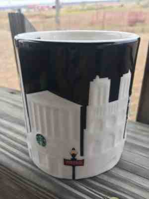 Starbucks Paris 3D Relief Collector Series Mug 2011 Skyline Eiffel Tower 16 oz - Sold on eBay Nov, 28th 2019 for $21.50