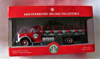 NEW Corgi STARBUCKS  183221 Limited Ed 2003 Mack LJ, Die Cast Holiday Truck 1:50 - Sold on eBay Nov, 28th 2019 for $23.97