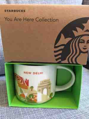 STARBUCKS YOU ARE HERE City Mug Collection INDIA - New Delhi FAMOUS SIGHSEEING 