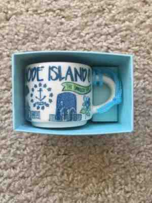STARBUCKS COFFEE RHODE ISLAND BEEN THERE 2-OZ MINI MUG ORNAMENT - NEW - Sold on eBay Nov, 28th 2019 for $32.00