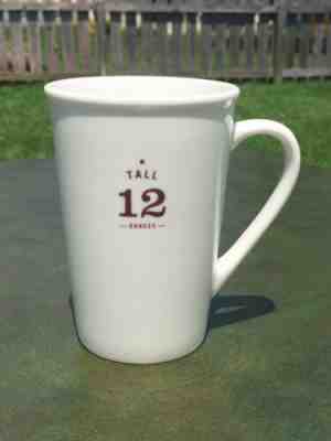 2010 STARBUCKS CERAMIC TALL 12 OZ COFFEE MUG WHITE - Sold on eBay Nov, 28th 2019 for $18.00