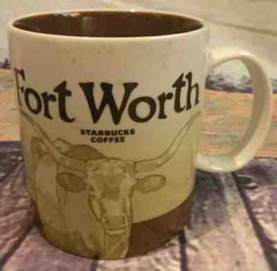 Starbucks Coffee Mug Fort Worth City Cup 16oz 2011 Collector - Sold on eBay Nov, 28th 2019 for $39.53