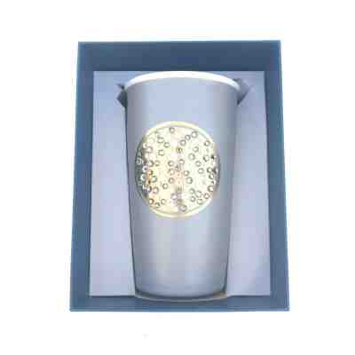 NEW Starbucks Ceramic Travel Mug Tumbler Coffee 12 oz Gray  - Sold on eBay Nov, 27th 2019 for $24.95