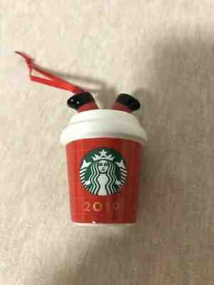 STARBUCKS 2019 Holiday Christmas Ornament RED CUP Limited - Sold on eBay Nov, 27th 2019 for $39.99