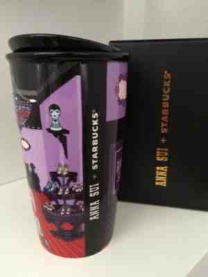 ANNA SUI STARBUCKS BOUTIQUE LE DOUBLE WALL TRAVELER MUG TUMBLER 12 oz NEW IN BOX - Sold on eBay Nov, 27th 2019 for $20.00