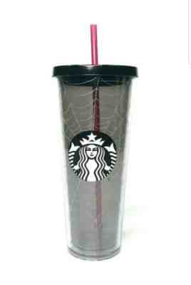 Starbucks 2019 Halloween Collection - Glitter Spider Cold Cup / Tumbler  - Sold on eBay Nov, 27th 2019 for $35.00