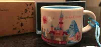 Starbucks DISNEYLAND 2oz mug Ornament  You Are Here, NIB - Sold on eBay Nov, 27th 2019 for $17.99
