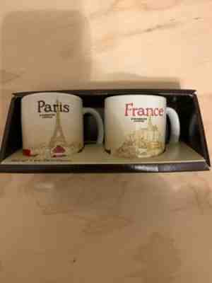 Starbucks Set Of Two 2 Paris France Demitasse 3oz Cups - Sold on eBay Nov, 27th 2019 for $17.50