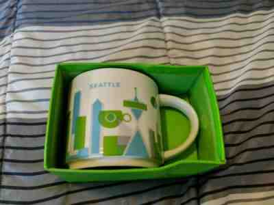 Starbucks You Are Here Collection SEATTLE 14 oz Coffee Mug 2015 NEW Original Box - Sold on eBay Nov, 27th 2019 for $16.00
