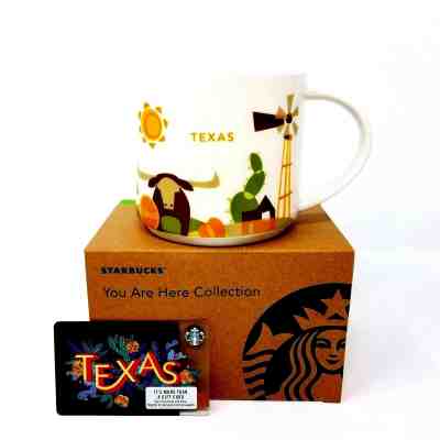 Starbucks Texas Yah You Are Here Mug 14 oz Retired With $0 Balance Gift Card New - Sold on eBay Nov, 27th 2019 for $26.91