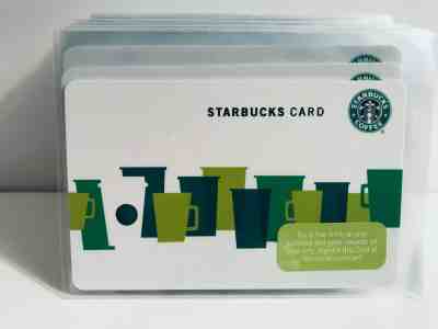 49x Starbucks GREEN CUPS Gift Card Lot (6061) 2010 - BULK DISCOUNTS - Sold on eBay Nov, 27th 2019 for $24.99