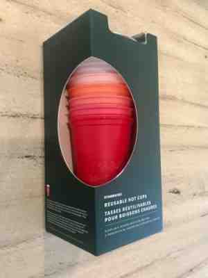 STARBUCKS HOLIDAY 2019 REUSABLE HOT CUPS - 6 PACK W/ LIDS 16OZ CHRISTMAS NEW - Sold on eBay Nov, 27th 2019 for $19.95