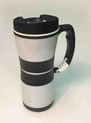 Starbucks® Coffee 2004 S/S Extreme Carabiner Travel Mug / Tumbler ~ Carabineer - Sold on eBay Nov, 27th 2019 for $36.88