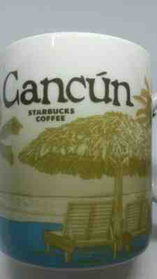 Starbucks Mug Cancun Mexico Global Icon Series 16 Oz 2016 Coffee Cup Beach Scene - Sold on eBay Nov, 27th 2019 for $25.00