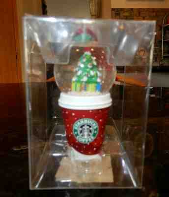  Rare 2007 Starbucks Holiday Christmas Snow Globe To Go Cup 3" Ornament - NIB - Sold on eBay Nov, 27th 2019 for $39.99