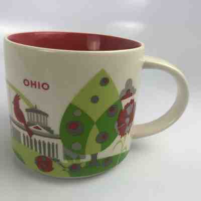 Starbucks OHIO You Are Here Collection Coffee Tee Mug Cup 14 oz New - Sold on eBay Nov, 27th 2019 for $17.95