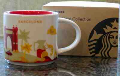 NWT Starbucks BARCELONA Spain You Are Here YAH Collector Series Mug with SKU - Sold on eBay Nov, 27th 2019 for $44.99