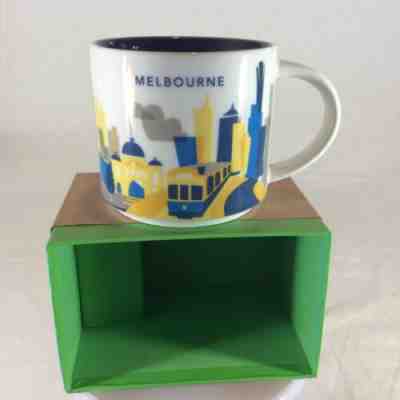 rare mugs Starbucks MELBOURNE You Are Here (YAH) 14 oz mug with SKU tag - Sold on eBay Nov, 27th 2019 for $47.77