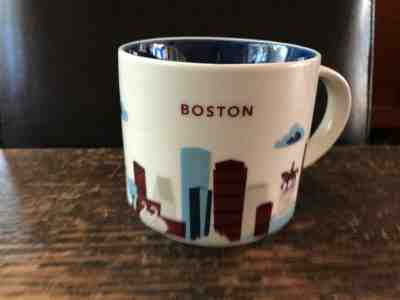 Starbucks You Are Here Mug Boston USA 14 oz Coffee Cup 2015 NEW YAH NWT - Sold on eBay Nov, 27th 2019 for $25.99