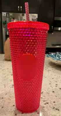 NEW STARBUCKS 2019 Neon Pink Studded Cold Cup Tumbler Christmas HOLIDAY In Hand - Sold on eBay Nov, 27th 2019 for $27.00