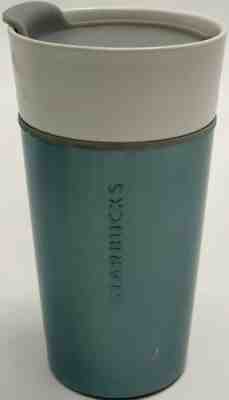 Starbucks 2015 12Oz Tumbler Stainless Steel & Ceramic Hybrid Teal/Green HTF - Sold on eBay Nov, 28th 2019 for $15.29