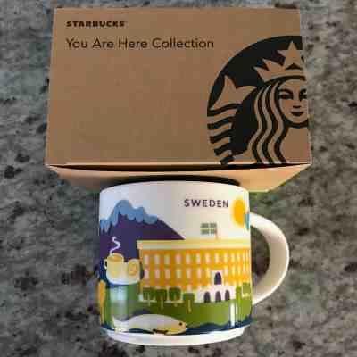 NWT Starbucks SWEDEN You Are Here YAH Collector Series Mug with SKU Collectible - Sold on eBay Nov, 28th 2019 for $67.99