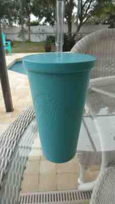 Starbucks Stainless Steel Tiffany’s Aqua Blue 16 oz Cold Cup Tumbler RARE NEW - Sold on eBay Nov, 28th 2019 for $24.95