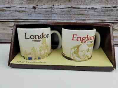 NIB Starbucks London England 3 Oz Espresso Coffee Demitasse Cups Set - Sold on eBay Nov, 29th 2019 for $24.00