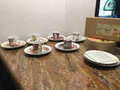 Set Of 6 Starbucks Cups & Saucers NORTH AMERICAN STORES 2005  Leadership Confer - Sold on eBay Nov, 29th 2019 for $40.00