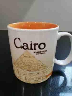Starbucks CAIRO Icon Series Mug 2016 MIT, new w SKU, 16 oz Discontinued Pyramids - Sold on eBay Nov, 29th 2019 for $80.00