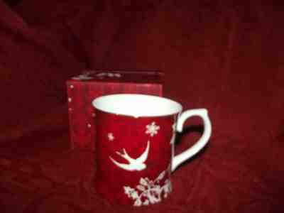 Starbucks Coffee Mug 2010 Rosanna Christmas Holiday Mug IN Box Red White Doves - Sold on eBay Nov, 28th 2019 for $15.00