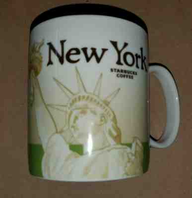 Starbucks Coffee Tea Mug Cup New York 16 oz 2012 Global Icon City Collector - Sold on eBay Nov, 28th 2019 for $20.00