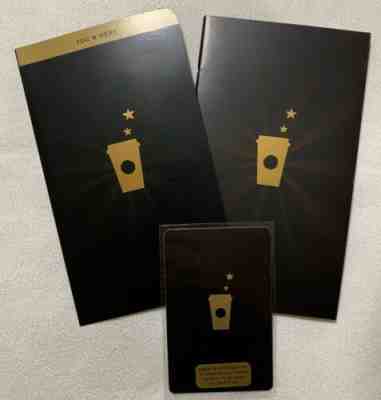 Starbucks 2008 Black Gold Card - Series 6050 - New W/ Sleeve & Booklet - Sold on eBay Nov, 28th 2019 for $75.00