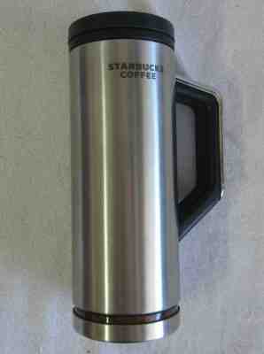 2009 Starbucks Stainless Steel Mug With Wood Grain Handle 16 Oz - Sold on eBay Nov, 28th 2019 for $21.99