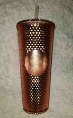 Starbucks Rose Gold Studded Cold Cup Tumbler New - Sold on eBay Nov, 28th 2019 for $44.95