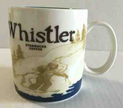 Starbucks Collector Series 2009 Whistler Coffee Mug 16 Oz White Blue  - Sold on eBay Nov, 28th 2019 for $49.99
