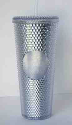 Starbucks Holiday Studded Platinun Bling Tumbler Coffee Cup 24oz  - Sold on eBay Nov, 28th 2019 for $28.50