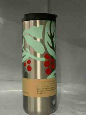 [Starbucks] Cranberry Leaf Stainless Steel Tumbler - 16 oz - Sold on eBay Nov, 29th 2019 for $33.99