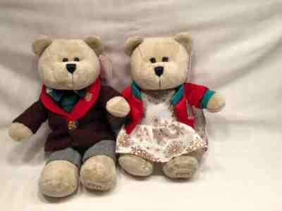 Limited Edition Starbucks Christmas Holiday Bearista Plush 2017 Bear Boy & Girl - Sold on eBay Nov, 29th 2019 for $16.99