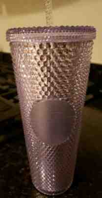Starbucks 2019 Bling Platinum Iridescent Studded Cup Tumbler 24oz Christmas, NEW - Sold on eBay Nov, 29th 2019 for $17.00