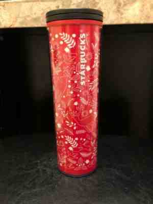 Starbucks Christmas red Travel Tumbler Mug 16 Oz EUC - Sold on eBay Nov, 29th 2019 for $15.99
