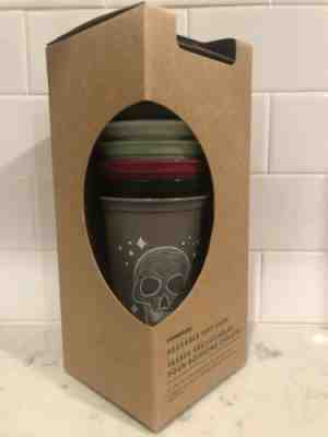 2019 Starbucks Halloween Reusable Hot Cups - Limited Edition 6 Cups & Lids  - Sold on eBay Nov, 29th 2019 for $28.99