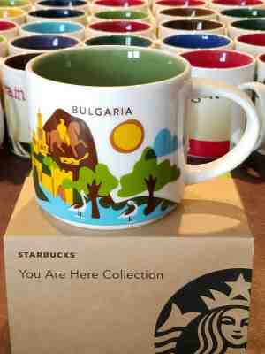 rare mugs Starbucks BULGARIA You Are Here (YAH) 14 oz mug w/SKU - Sold on eBay Nov, 29th 2019 for $37.49