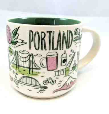 2018 Starbucks Portland Oregon Been There Series Collectible Coffee Mug 14 oz - Sold on eBay Nov, 29th 2019 for $28.88
