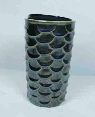 Starbucks Coffee 2017 Iridescent Siren Mermaid Scales Traveler Travel Mug w Lid - Sold on eBay Nov, 29th 2019 for $29.99